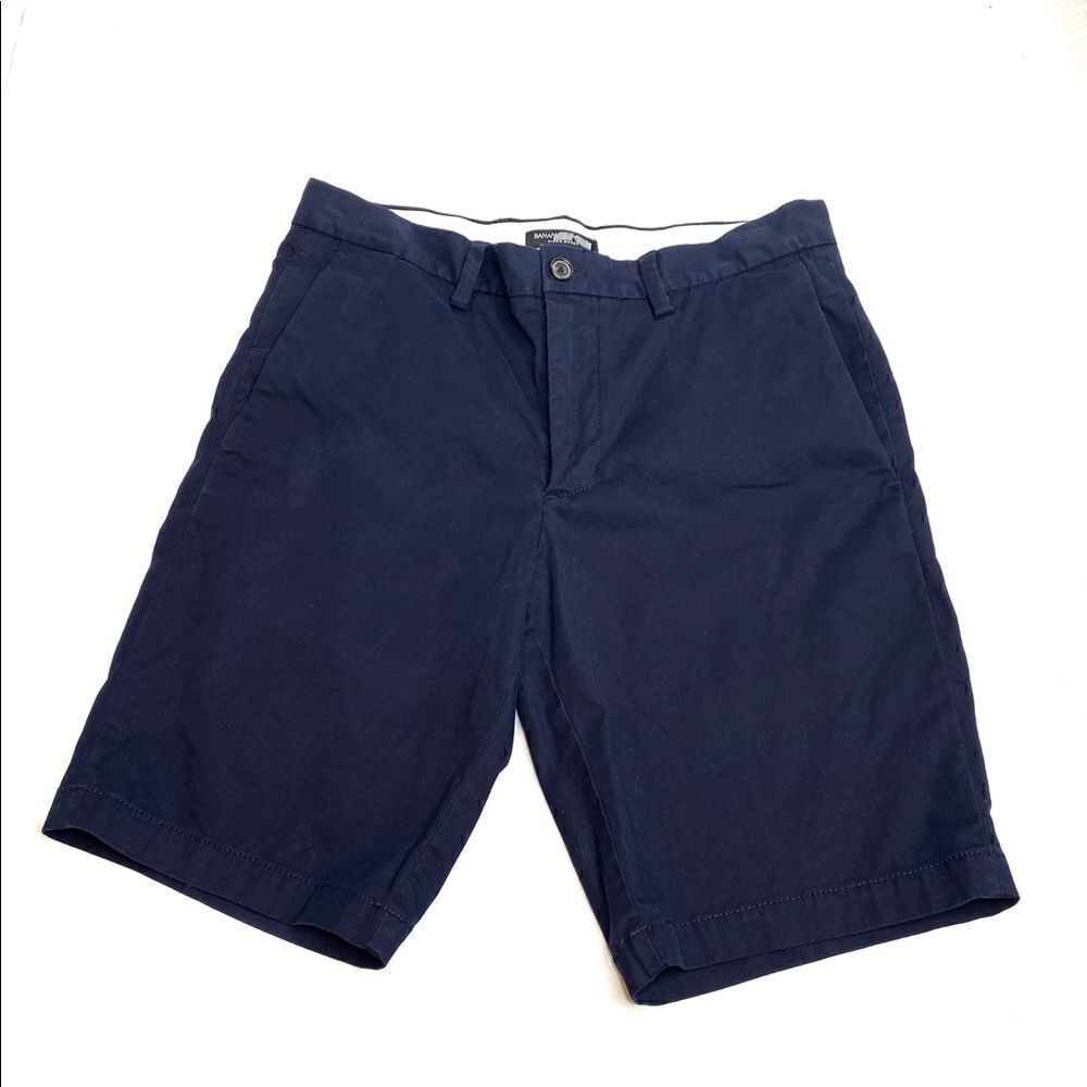 Banana Republic NWOT navy blue aiden shorts size 31 - Picture 2 of 13